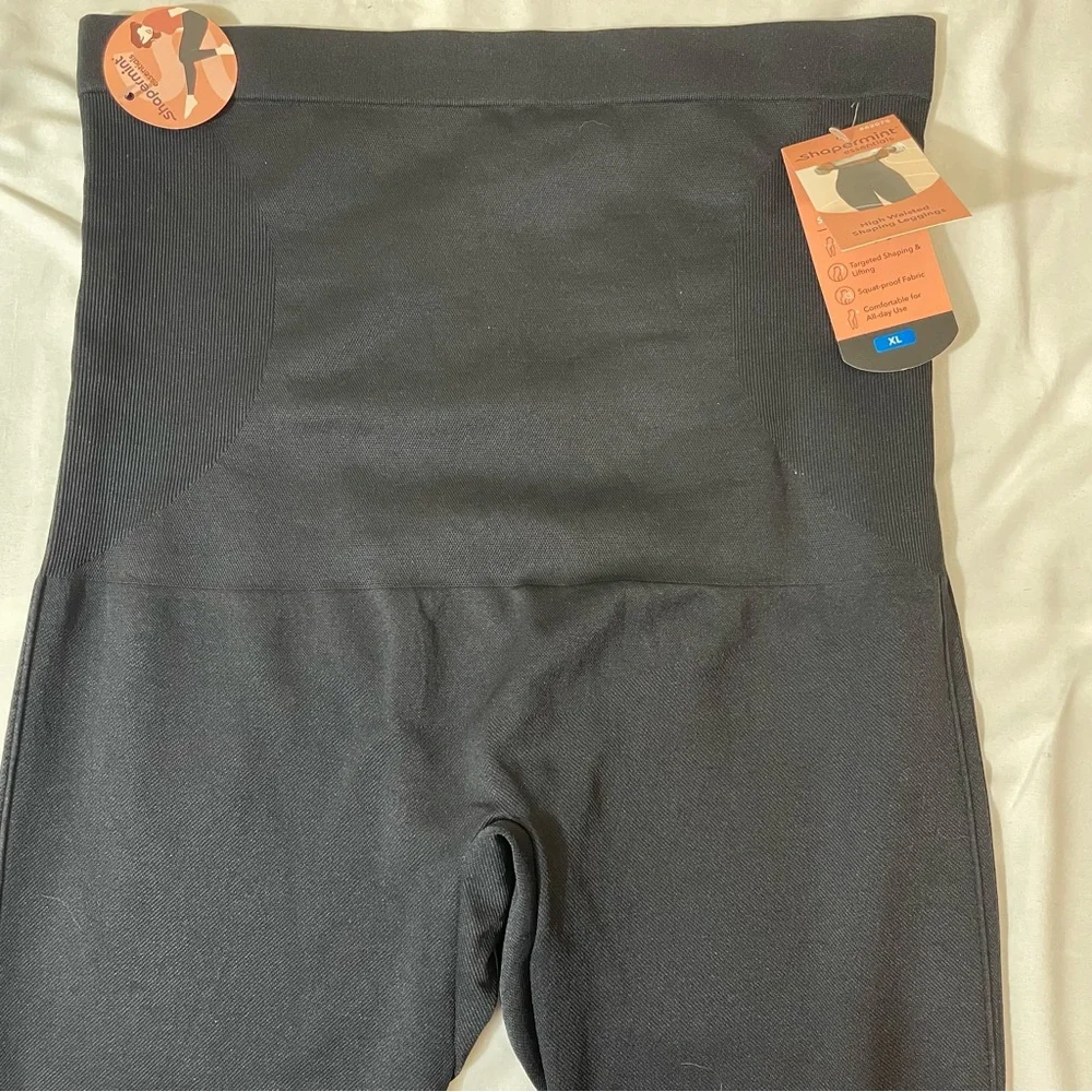 Shapermint Essentials NWT Women’s‎ High Waisted Shaping Leggings - Black Size XL - Picture 3 of 7